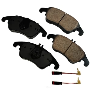 Akebono EURO™ Ultra-Premium Ceramic Front Disc Brake Pads for 2016 Mercedes-Benz E350 - EUR1342