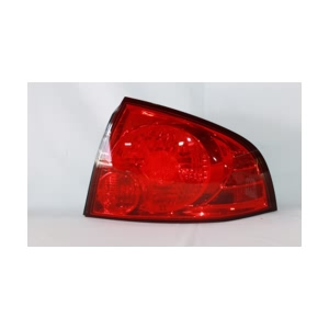 TYC Passenger Side Outer Replacement Tail Light for Nissan Sentra - 11-6001-00