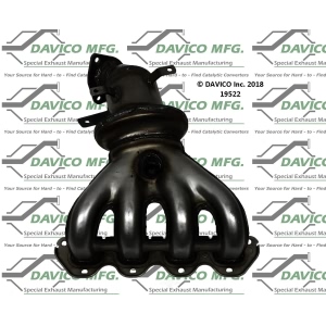Davico Exhaust Manifold with Integrated Catalytic Converter for Saturn Astra - 19522