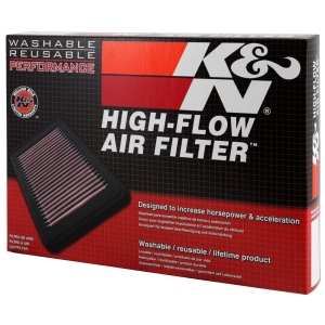 K&N 33 Series Panel Red Air Filter (12.5" L x 9.875" W x 1.625" H) for GMC Sierra 1500 HD Classic - 33-2135