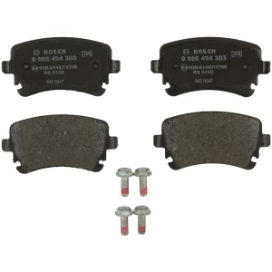 Bosch EuroLine™ Semi-Metallic Rear Disc Brake Pads for Volkswagen Phaeton - 0986494303