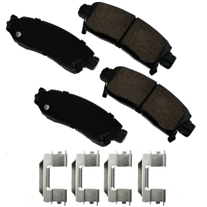 Akebono Pro-ACT™ Ultra-Premium Ceramic Rear Disc Brake Pads for 2010 Saturn Outlook - ACT883