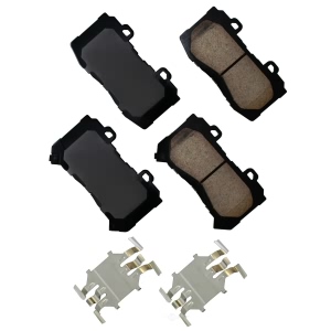Akebono Performance™ Ultra-Premium Ceramic Brake Pads for 2017 GMC Canyon - ASP1802