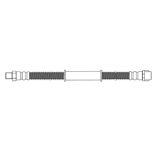 Centric Front Brake Hose for Mercedes-Benz - 150.35042