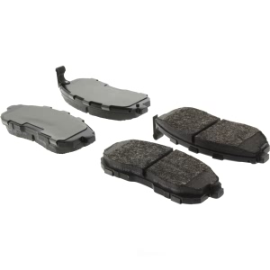 Centric Posi Quiet™ Extended Wear Semi-Metallic Front Disc Brake Pads for 1990 Nissan Maxima - 106.06530