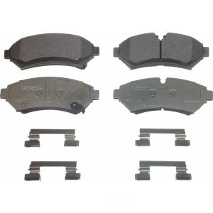 Wagner ThermoQuiet Semi-Metallic Disc Brake Pad Set for 2000 Cadillac Seville - MX753