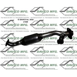 Davico Direct Fit Catalytic Converter and Pipe Assembly for 2005 Toyota 4Runner - 17309