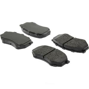 Centric Posi Quiet™ Extended Wear Semi-Metallic Front Disc Brake Pads for 1992 Toyota Pickup - 106.03890