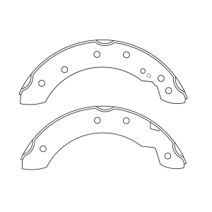 Centric C-Tek™ Drum Brake Shoes for Renault - 110.10291