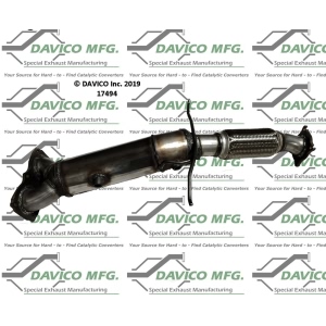 Davico Direct Fit Catalytic Converter and Pipe Assembly for Volvo XC60 - 17494
