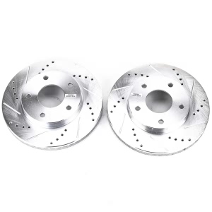 Power Stop PowerStop Evolution Performance Drilled, Slotted& Plated Brake Rotor Pair for 1998 Chevrolet Blazer - AR8638XPR