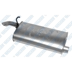 Walker Quiet Flow Stainless Steel Oval Aluminized Exhaust Muffler for 2001 Ford Taurus - 21387