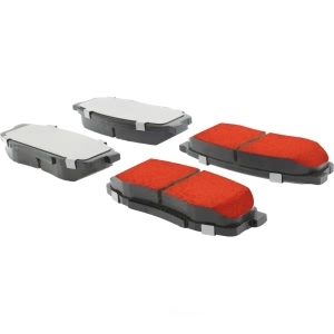 Centric Posi Quiet Pro™ Ceramic Rear Disc Brake Pads for 2011 Toyota Tundra - 500.13040