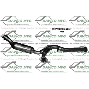 Davico Direct Fit Catalytic Converter and Pipe Assembly for 2010 Ford Ranger - 19388