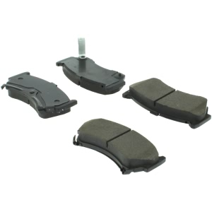 Centric Posi Quiet™ Extended Wear Semi-Metallic Front Disc Brake Pads for Nissan 200SX - 106.06680