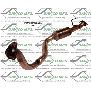 Davico Direct Fit Catalytic Converter and Pipe Assembly for 2000 Isuzu Rodeo - 16500
