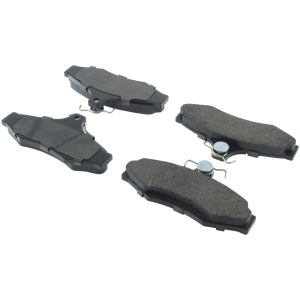 Centric Posi Quiet™ Extended Wear Semi-Metallic Rear Disc Brake Pads for Daewoo Leganza - 106.07240