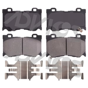 Advics Ultra-Premium™ Ceramic Front Disc Brake Pads for 2016 Nissan 370Z - AD1346