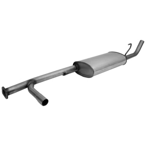 Walker Quiet Flow Stainless Steel Oval Aluminized Exhaust Muffler And Pipe Assembly for 2009 Nissan Frontier - 56205