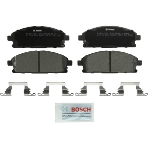 Bosch QuietCast™ Premium Organic Front Disc Brake Pads for 1999 Infiniti QX4 - BP691