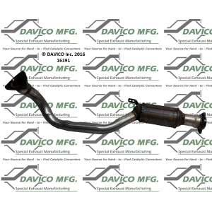 Davico Direct Fit Catalytic Converter and Pipe Assembly for 1995 Audi 90 Quattro - 16191