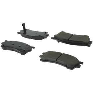 Centric Posi Quiet™ Extended Wear Semi-Metallic Front Disc Brake Pads for Ford Probe - 106.06370