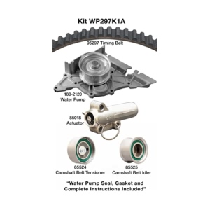 Dayco Timing Belt Kit With Water Pump for 2005 Volkswagen Passat - WP297K1A