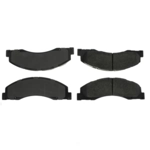 Centric Posi Quiet™ Extended Wear Semi-Metallic Front Disc Brake Pads for 2010 Ford E-150 - 106.13280