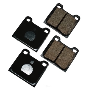Akebono EURO™ Ultra-Premium Ceramic Rear Disc Brake Pads for 1999 Volvo S70 - EUR541