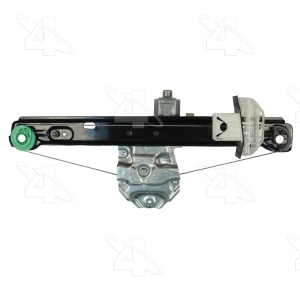 ACI Rear Driver Side Power Window Regulator and Motor Assembly for 2011 Ford Focus - 383310