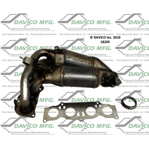 Davico Exhaust Manifold with Integrated Catalytic Converter for 2001 Toyota RAV4 - 18205