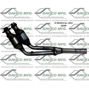 Davico Direct Fit Catalytic Converter and Pipe Assembly for 1994 Jaguar Vanden Plas - 18199
