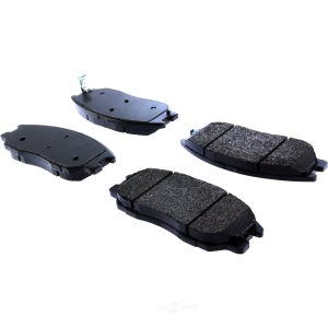 Centric Posi Quiet™ Extended Wear Semi-Metallic Front Disc Brake Pads for 2005 Kia Amanti - 106.10130