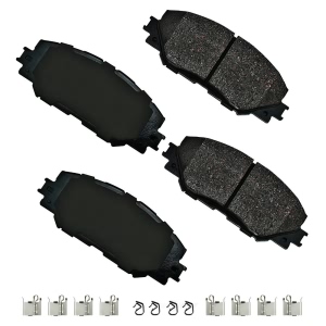 Akebono Pro-ACT™ Ultra-Premium Ceramic Front Disc Brake Pads for Pontiac Vibe - ACT1210A