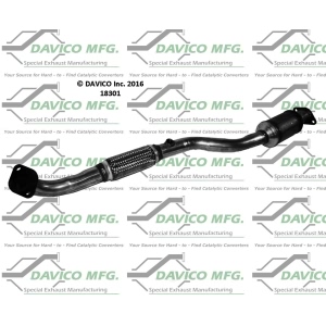 Davico Direct Fit Catalytic Converter and Pipe Assembly for 2004 Hyundai Elantra - 18301