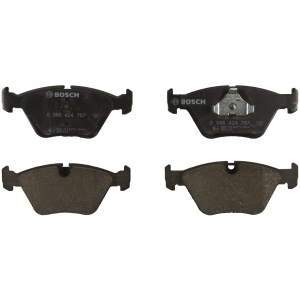 Bosch EuroLine™ Semi-Metallic Front Disc Brake Pads for 2004 BMW 330xi - 0986424767