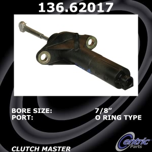 Centric Premium™ Clutch Master Cylinder for 1989 Chevrolet Corsica - 136.62017