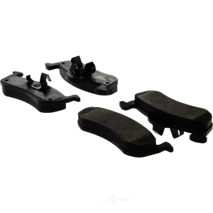 Centric Posi Quiet™ Semi-Metallic Brake Pads With Hardware for 2010 Ford Expedition - 104.12790