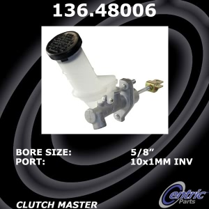 Centric Premium Clutch Master Cylinder for Suzuki - 136.48006