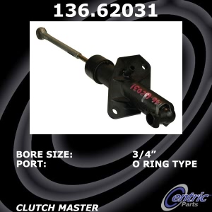 Centric Premium Clutch Master Cylinder for 1997 Pontiac Firebird - 136.62031