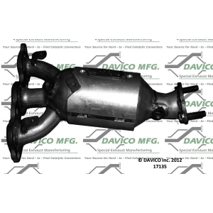 Davico Exhaust Manifold with Integrated Catalytic Converter for 2007 Mitsubishi Outlander - 17135