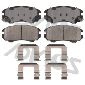 Advics Ultra-Premium™ Ceramic Brake Pads for 2012 Kia Soul - AD0924