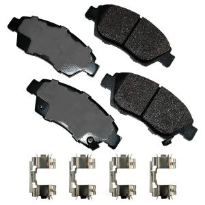 Akebono Pro-ACT™ Ultra-Premium Ceramic Front Disc Brake Pads for 2008 Honda Fit - ACT621A