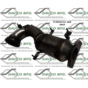 Davico Direct Fit Catalytic Converter for 2013 Dodge Dart - 19614