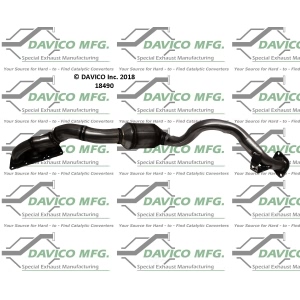 Davico Exhaust Manifold with Integrated Catalytic Converter for 2008 Audi A8 Quattro - 18490