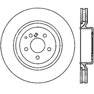 Centric Premium™ Brake Rotor for 2005 Mercedes-Benz CL65 AMG - 120.35085