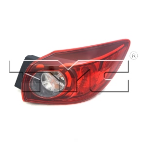 TYC Passenger Side Outer Replacement Tail Light for 2017 Mazda 3 - 11-6659-00