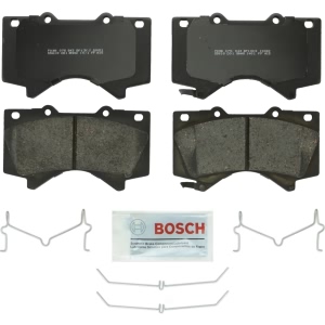 Bosch QuietCast™ Premium Organic Front Disc Brake Pads for 2008 Toyota Land Cruiser - BP1303