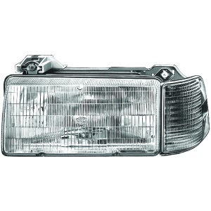 Hella Passenger Side Headlight for 1986 Audi 4000 - H91100001