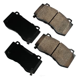 Akebono Performance™ Ultra-Premium Ceramic Front Brake Pads for Jeep Grand Cherokee - ASP1149